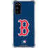 MLB Boston Red Sox - Solid Distressed Galaxy S20 FE Clear Case